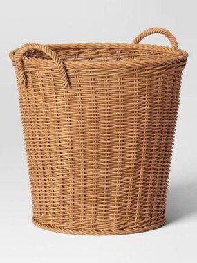 Large Rattan Weave Tapered Basket Brown - Threshold, Target Fall 2022